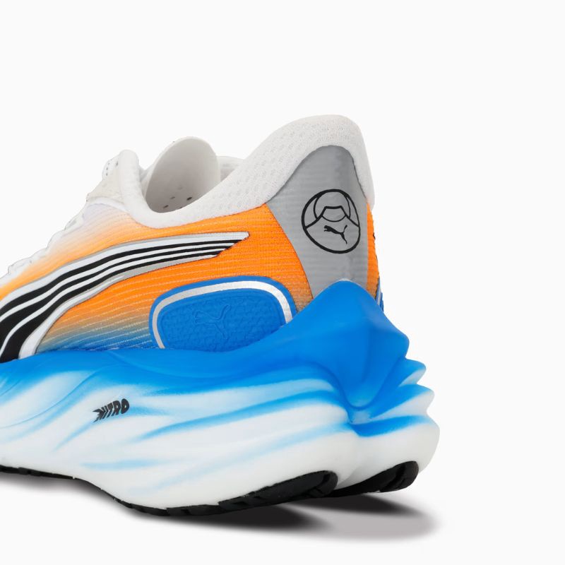 Jual Sepatu Lari Puma Velocity Nitro Ekiden Puma White-Heat Fire-Ultra Blue Original 313424-01 - v3.ncrsport.com