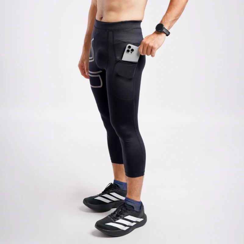 Jual Celana Lari Tiento Baselayer Prime Legging 3\4 Black Original 34P-Prime-Men-Black - v3.ncrsport.com
