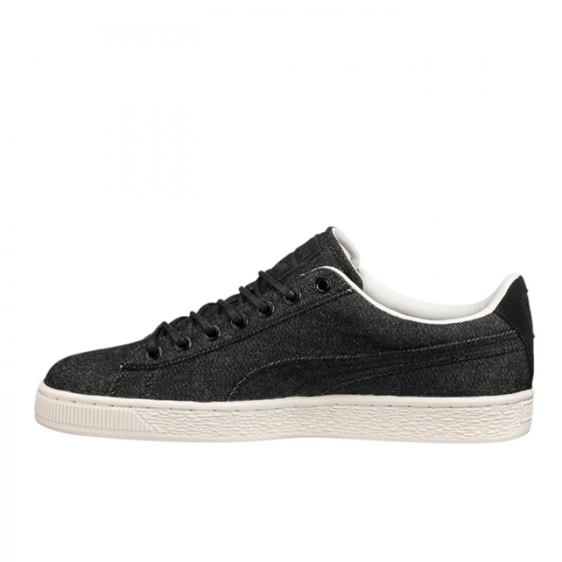 Jual Sepatu Sneakers Puma Basket Classic Denim Black Original 362555-03 - v3.ncrsport.com