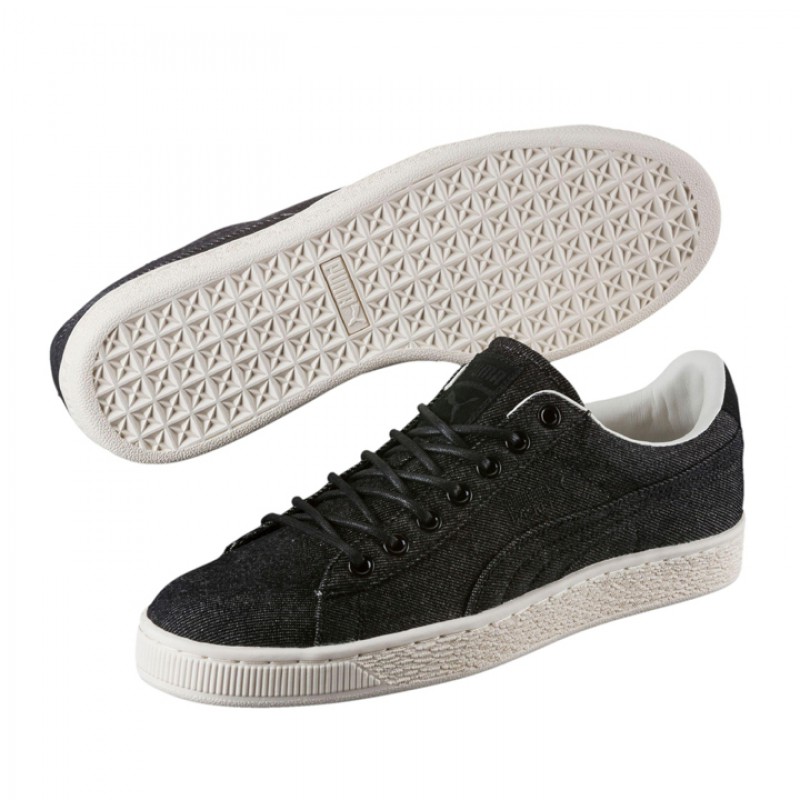 Jual Sepatu Sneakers Puma Basket Classic Denim Black Original 362555-03 - v3.ncrsport.com