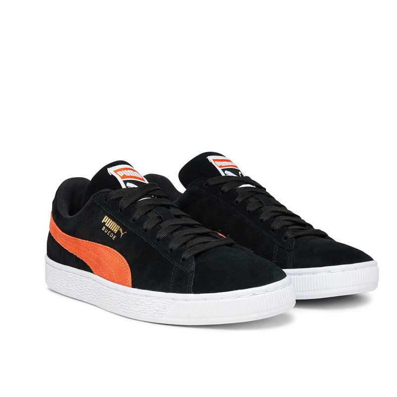 Jual Sepatu Sneakers Puma Suede Classic Black Orange Original 365347-38 - v3.ncrsport.com