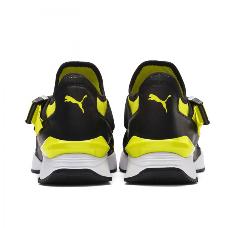 Jual Sepatu Sneakers Wanita Puma Wmns Muse Cut-Out Black Volt Original 367457-03 - v3.ncrsport.com