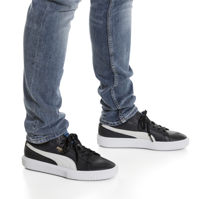 Jual Sepatu Sneakers Puma Breaker Leather Black Original 36919103 - v3.ncrsport.com