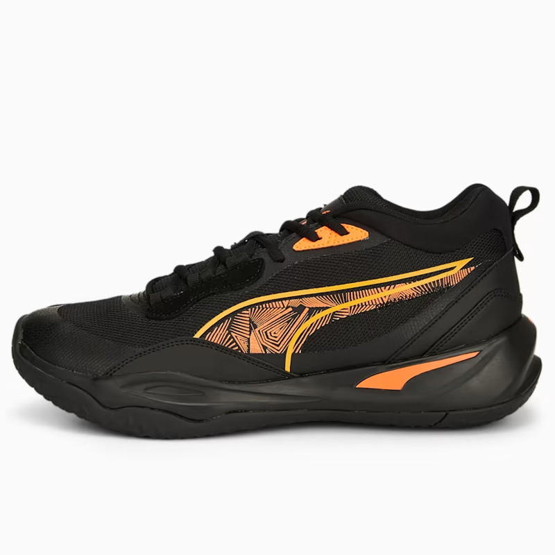 Jual Sepatu Basket Puma Playmaker Pro Laser Black Orange Original 37832301 - v3.ncrsport.com