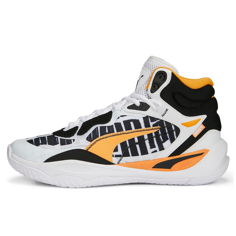 Jual Sepatu Basket Puma Playmaker Pro Mid Block Party White Original 37832801 - v3.ncrsport.com