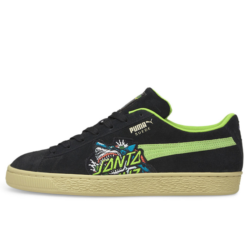 Jual Sepatu Sneakers Puma X Santa Cruz Suede Shark Black Green Original 38190501 - v3.ncrsport.com