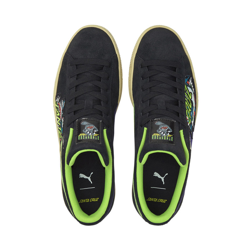 Jual Sepatu Sneakers Puma X Santa Cruz Suede Shark Black Green Original 38190501 - v3.ncrsport.com