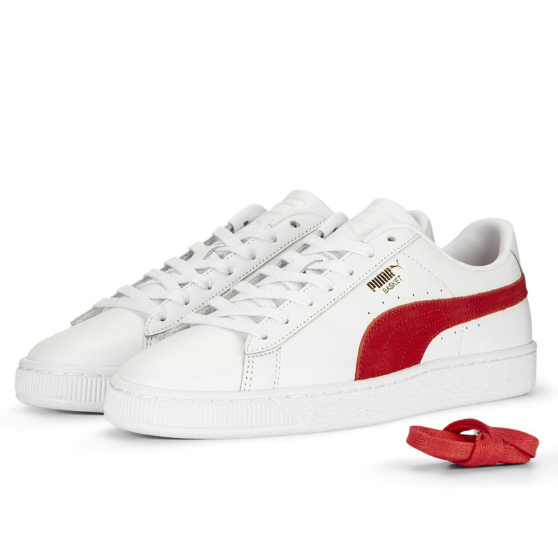 Jual Sepatu Sneakers Puma Basket Og 75Th Anniversary White Red Original 39433801 - v3.ncrsport.com