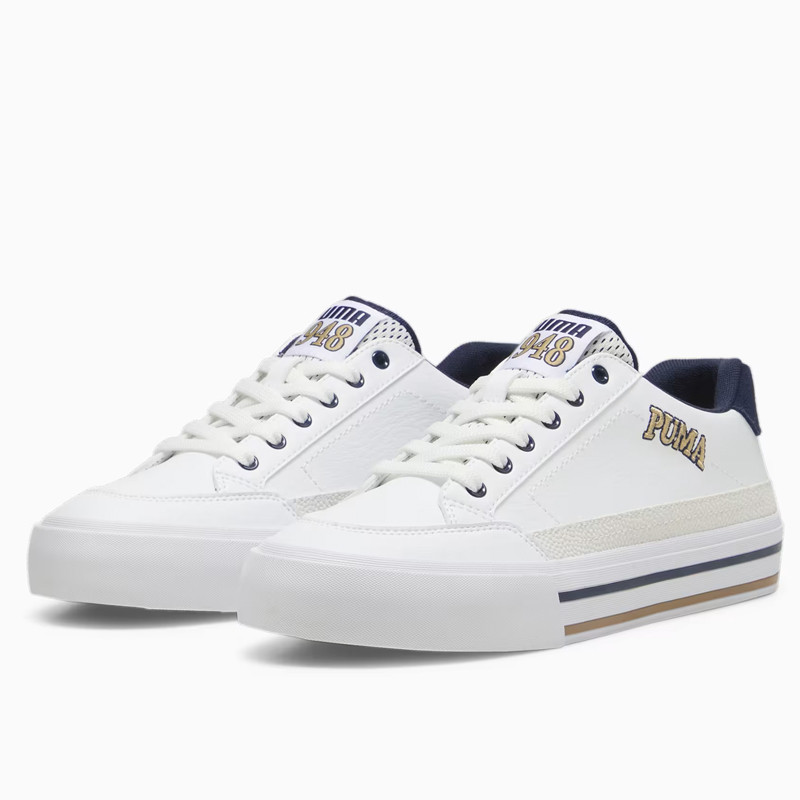 Jual Sepatu Sneakers Puma Court Classic Vulc Retro Club White Original 39508901 - v3.ncrsport.com