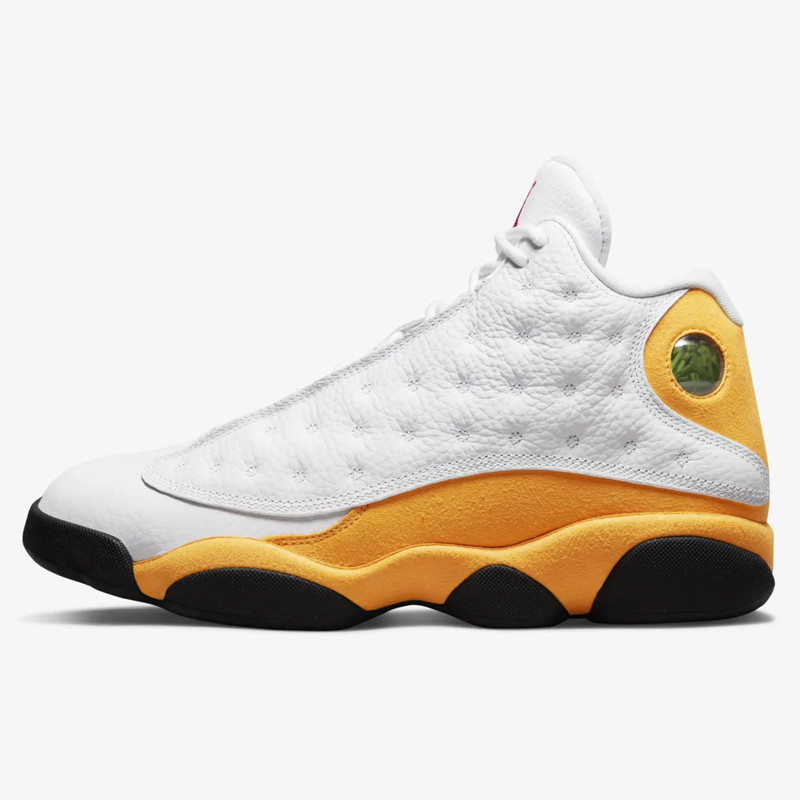 Jual Sepatu Basket Air Jordan Aj 13 Retro Del Sol White Yellow Original 414571-167 - v3.ncrsport.com