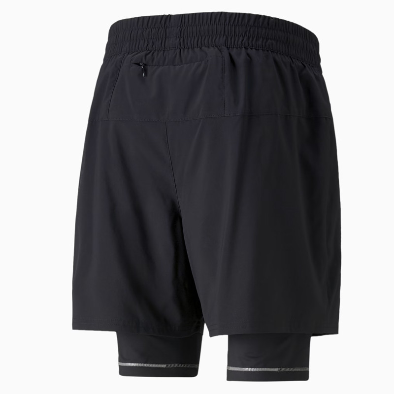 Jual Celana Lari Puma Graphic 2-In-1 5 Inch Running Shorts Black Original 52104951 - v3.ncrsport.com