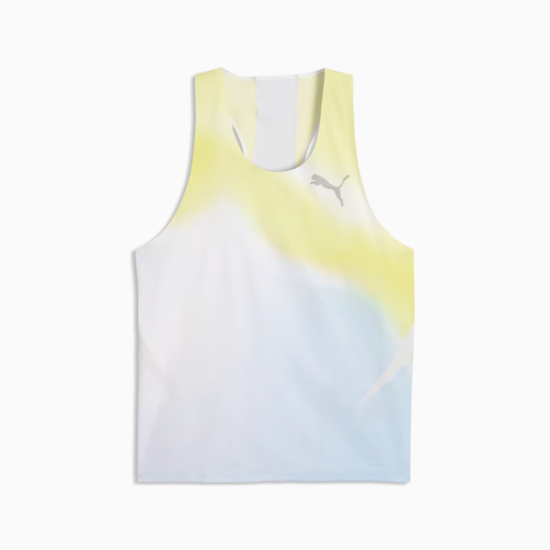 Jual Baju Lari Puma Lightspeed Ultraweave Graphic Running Singlet Men Silver Mist Original 52856442 - v3.ncrsport.com