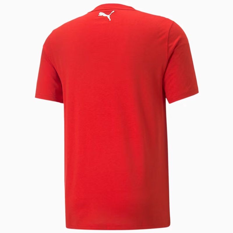 Jual Baju Basket Puma Box Out Short Sleeve Tee Red Original 53649001 - v3.ncrsport.com