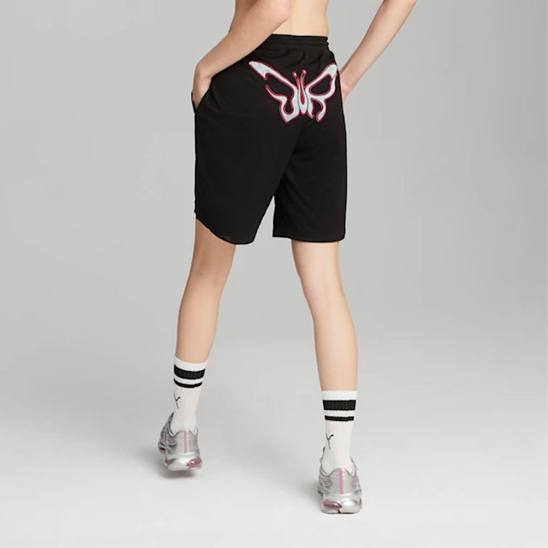 Jual Celana Basket Wanita Puma Wmns X Dua Lipa Basketball Shorts Black Original 536636_01 - v3.ncrsport.com