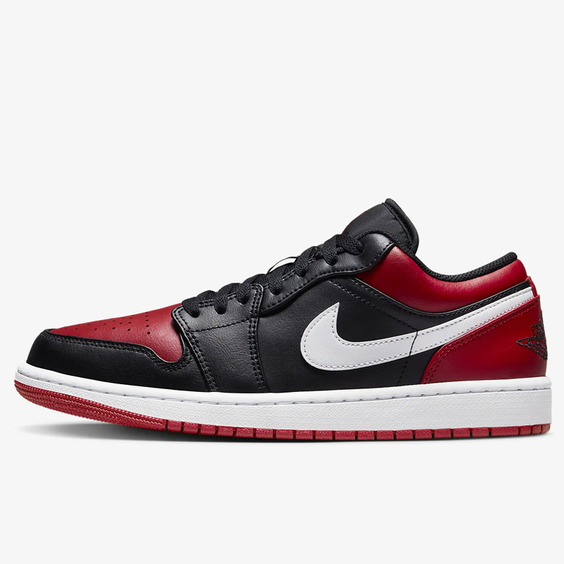 Jual Sepatu Sneakers Air Jordan Aj 1 Low Reverse Bred Black Red Original 553558-066 - v3.ncrsport.com