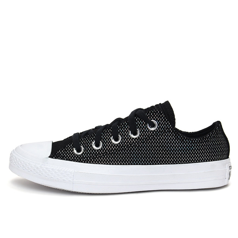 Jual Sepatu Sneakers Converse Chuck Taylor Shimmer Suede All Star - Ox Black Original 566274C - v3.ncrsport.com