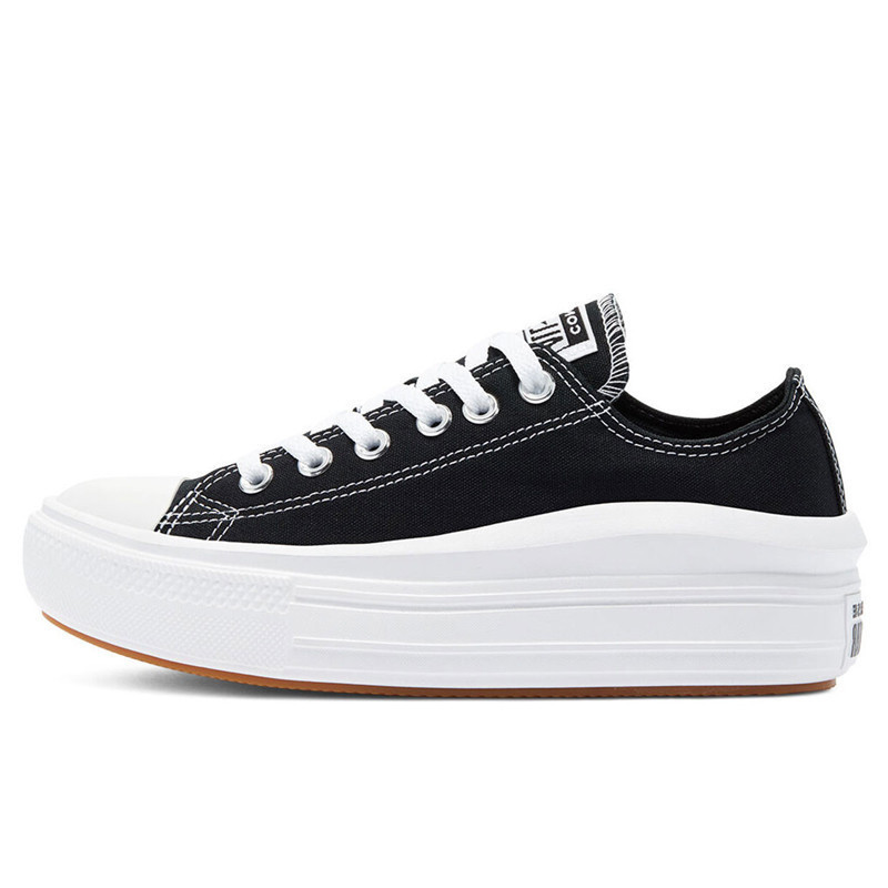 Jual Sepatu Sneakers Wanita Converse Wmns Chuck Taylor All Star Move Ox Black Original 570256C - v3.ncrsport.com