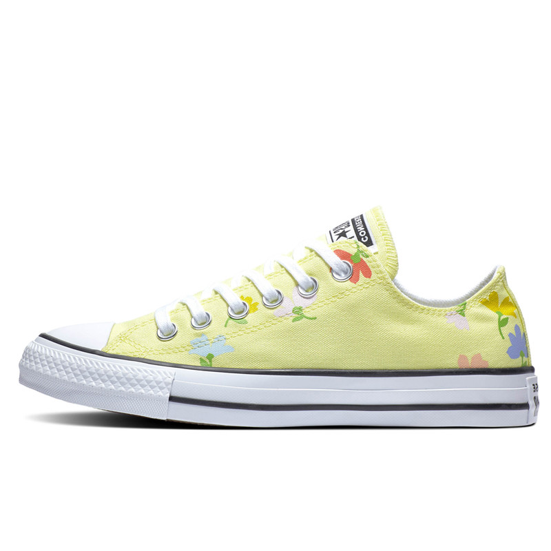 Jual Sepatu Sneakers Wanita Converse Wmns Floral Print Chuck Taylor All Star Low Top Yellow Original 570918C - v3.ncrsport.com