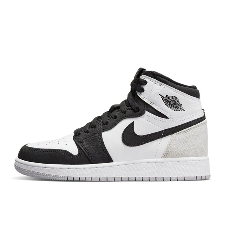 Beli Sepatu Sneakers Anak Air Jordan Aj 1 Retro High Og Gs Grey Fog Original 575441-108