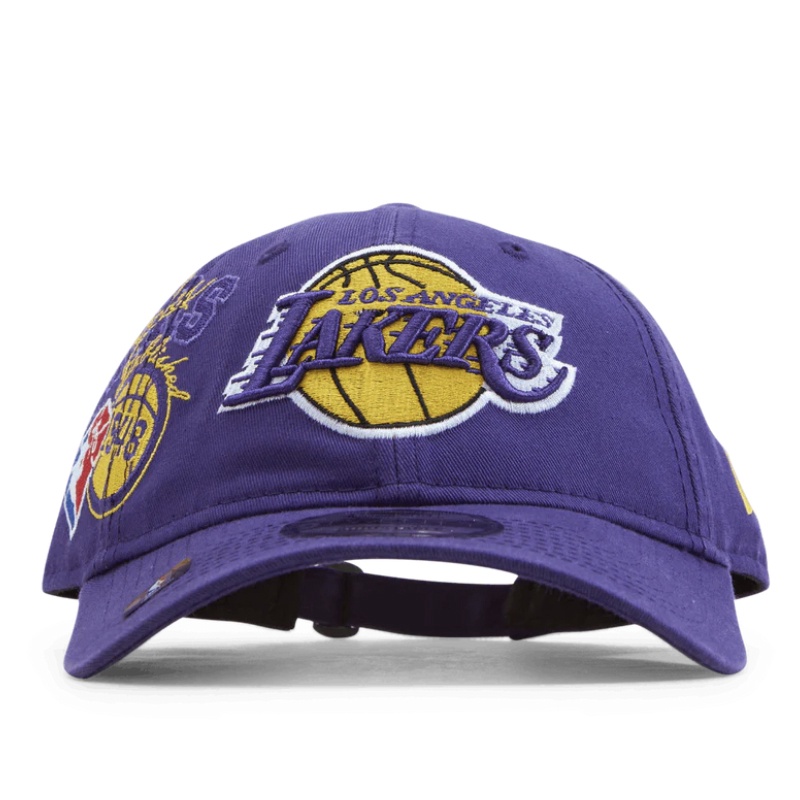 Jual Topi Basket New Era La Lakers Nba21 Back Half 9Twenty Cap Purple Original 60221925 - v3.ncrsport.com