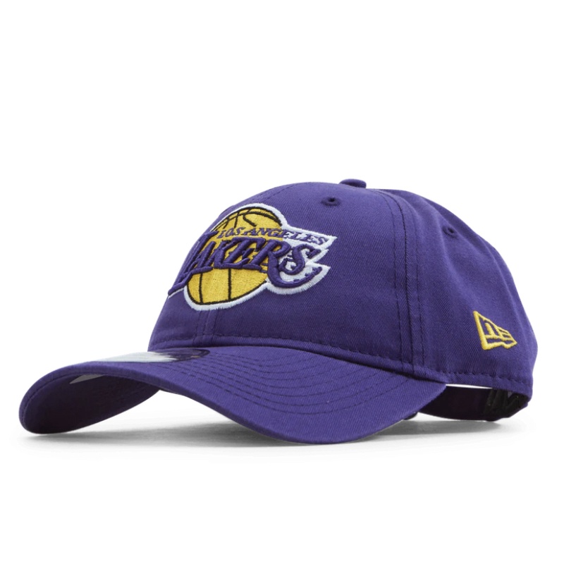 Jual Topi Basket New Era La Lakers Nba21 Back Half 9Twenty Cap Purple Original 60221925 - v3.ncrsport.com