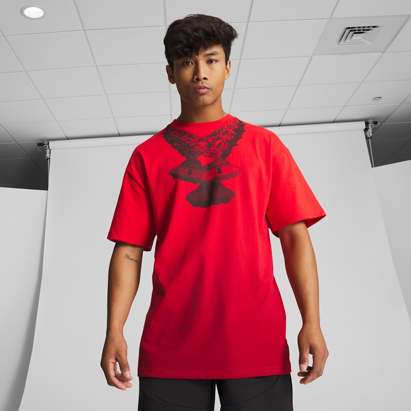 Jual Baju Basket Puma X Lafrancé Tee For All Time Red Original 62283501 - v3.ncrsport.com