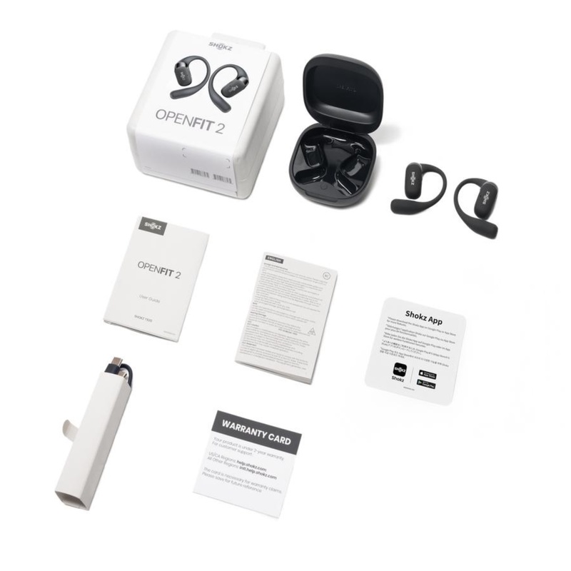 Jual Peralatan Lari Shokz Openfit 2 Black Original 8100018597 - v3.ncrsport.com