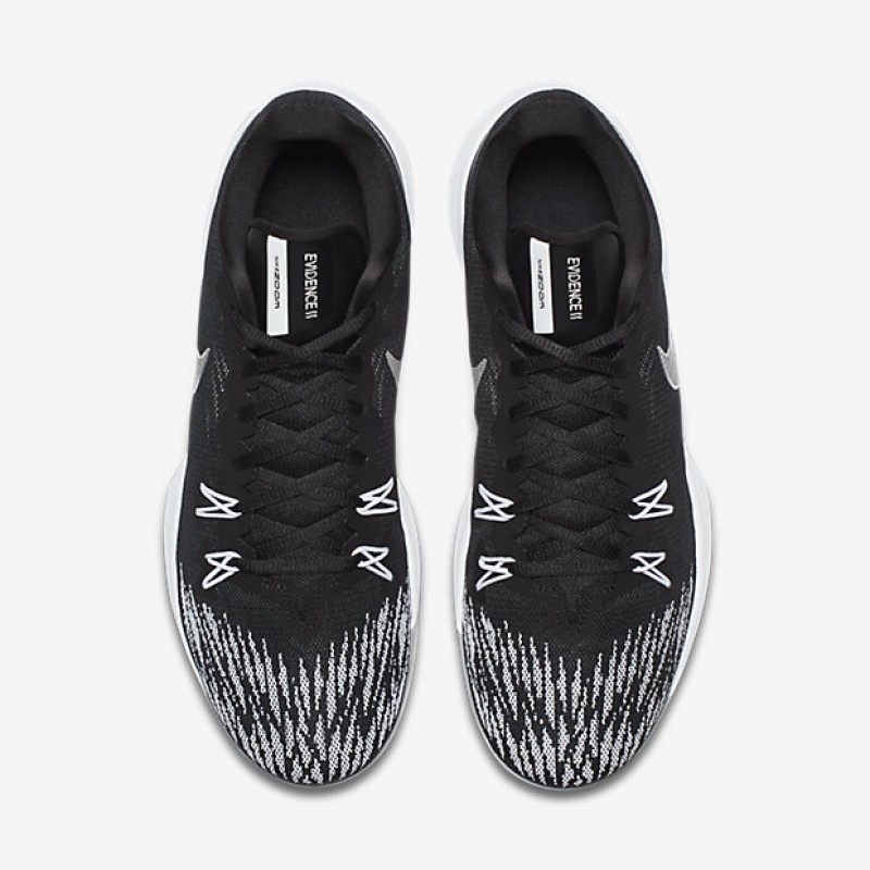 Jual Sepatu Basket Nike Zoom Evidence 2 Black White Original 908976-001 - v3.ncrsport.com