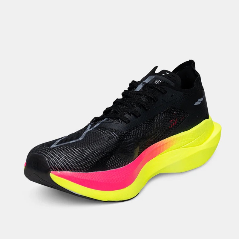 Jual Sepatu Lari Mills Enercharge M1 Black - Yellow - Magenta Original 9105307 - v3.ncrsport.com