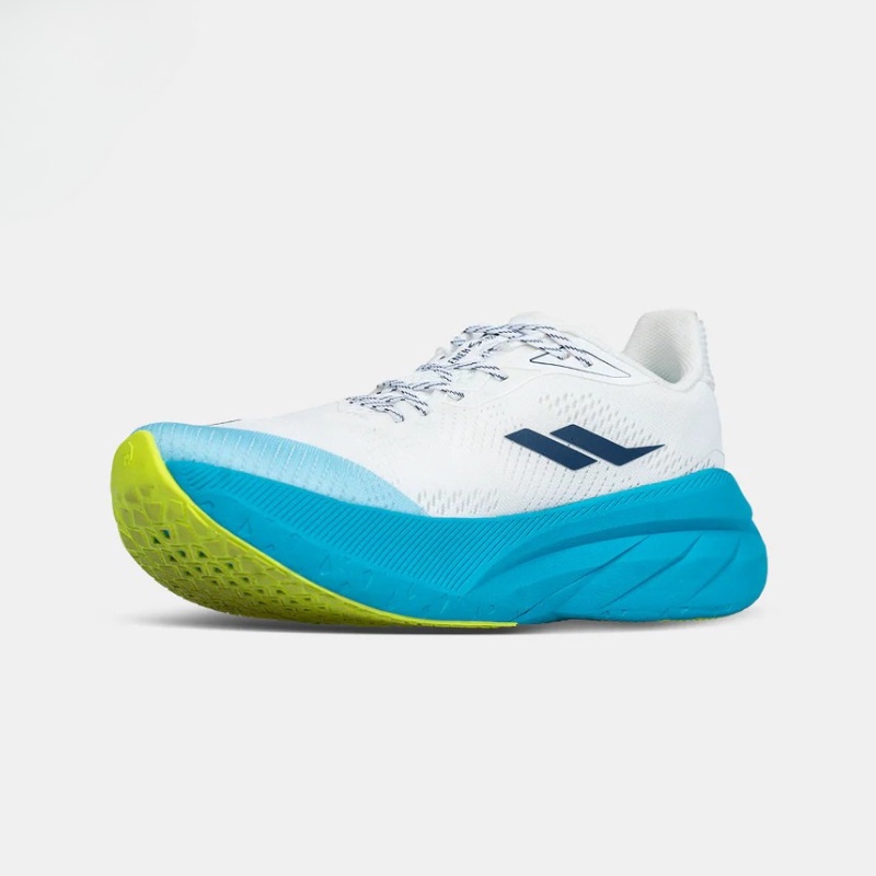 Jual Sepatu Lari Mills Enerstrike Hyper White/Blue/Neon Original 9105607 - v3.ncrsport.com