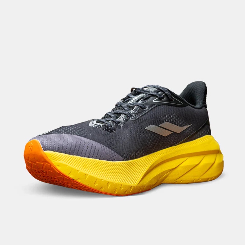 Jual Sepatu Lari Mills Enerstrike Hyper Black - Silver - Yellow Original 9105609 - v3.ncrsport.com