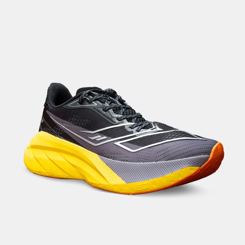 Jual Sepatu Lari Mills Enerstrike Hyper Black - Silver - Yellow Original 9105609 - v3.ncrsport.com