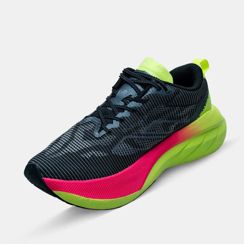 Jual Sepatu Lari Mills Enerstrike Blitz M2 Black - Neon Green - Magenta Original 9107103 - v3.ncrsport.com