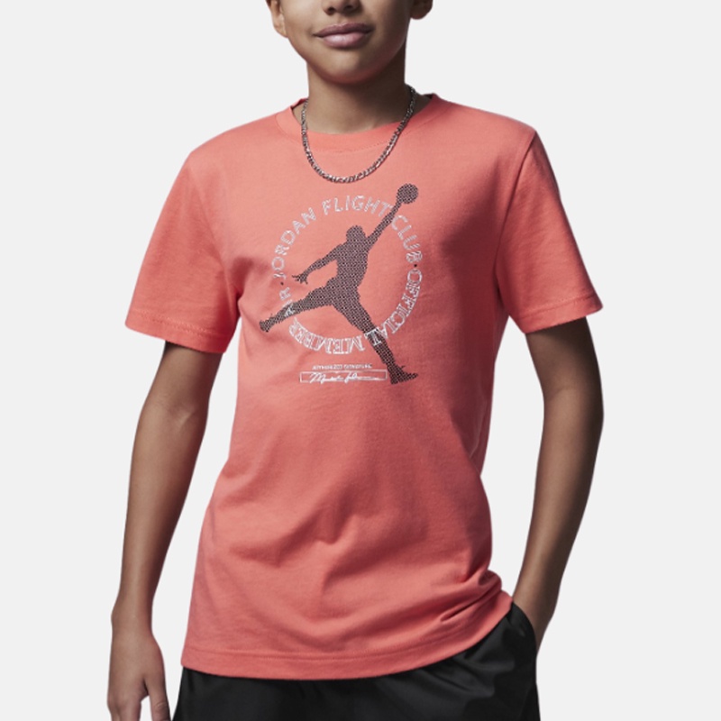 Jual Baju Sneakers Anak Air Jordan Official Member Tee Orange Original 95C342-N5L - v3.ncrsport.com