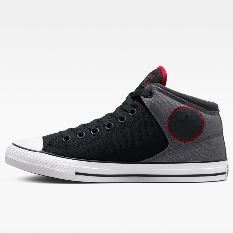 Jual Sepatu Sneakers Converse Chuck Taylor All Star High Street Reflective Mid Black Original A01425C - v3.ncrsport.com