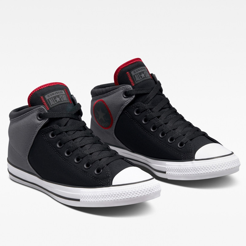 Jual Sepatu Sneakers Converse Chuck Taylor All Star High Street Reflective Mid Black Original A01425C - v3.ncrsport.com