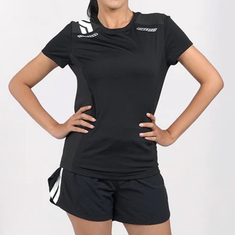 Jual Baju Lari Wanita Juaraga Wmns Active Women Jr Force Jersey Black Original Aaa020001Bl - v3.ncrsport.com