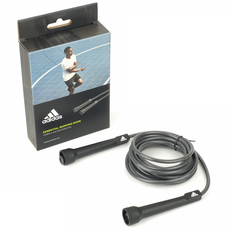 Jual Peralatan Training Adidas Essential Skipping Rope Black Original Adrp-13011 - v3.ncrsport.com