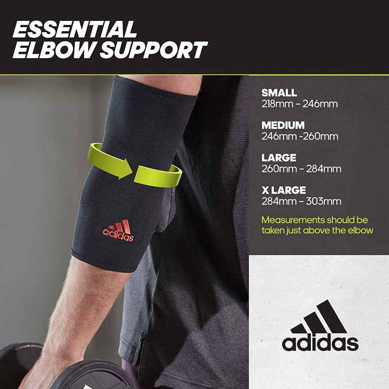 Jual Aksesoris Training Adidas Elbow Support (S) Black Original Adsu-12431Rd - v3.ncrsport.com