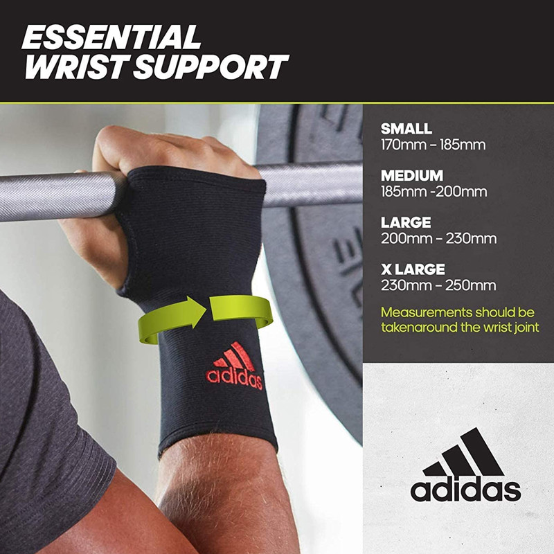 Jual Aksesoris Training Adidas Wrist Support (S) Black Original Adsu-12441Rd - v3.ncrsport.com