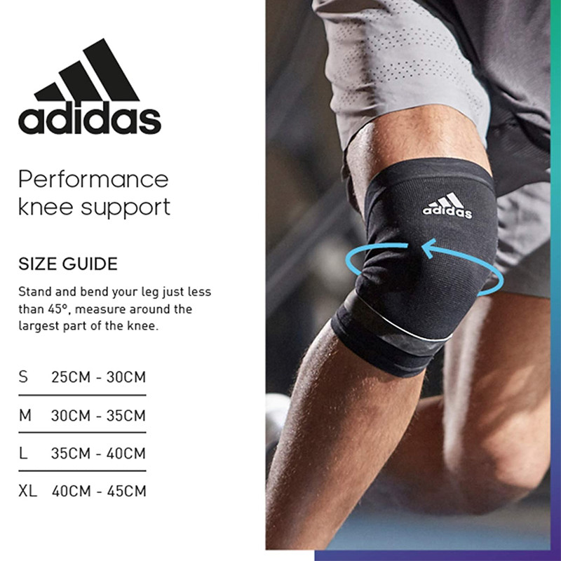 Jual Aksesoris Training Adidas Performance Climacool Knee Support (S) Black Original Adsu-13321 - v3.ncrsport.com