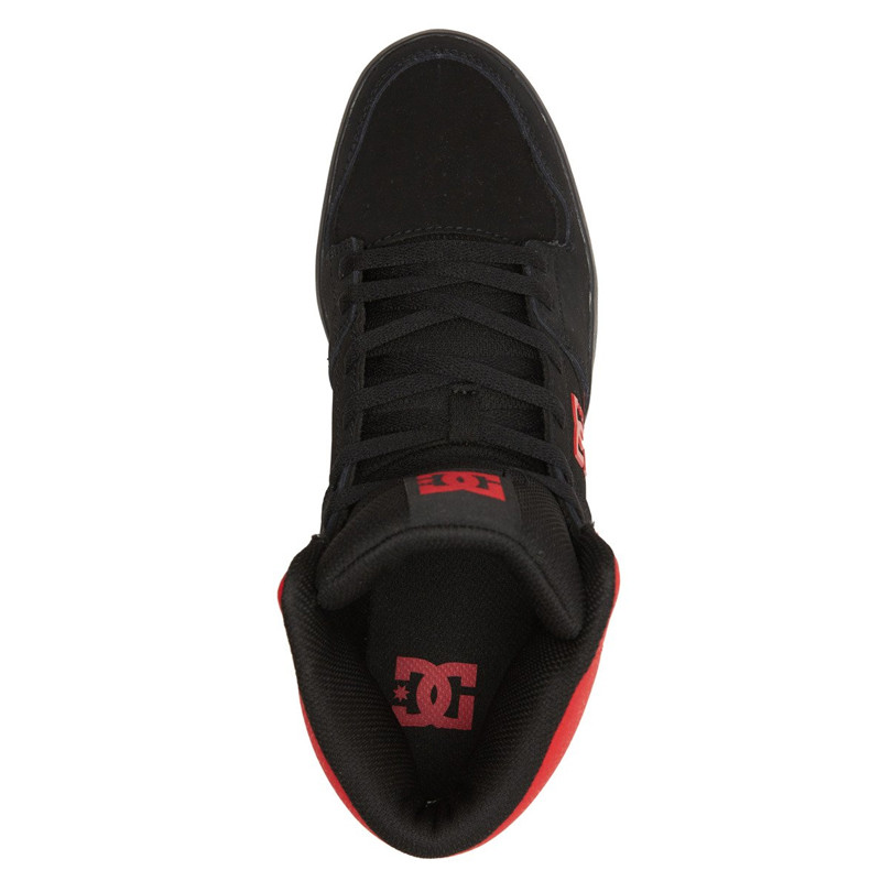 Jual Sepatu Sneakers Dc Shoes Cure High-Top Black Red Original Adys400072-Xkkr - v3.ncrsport.com