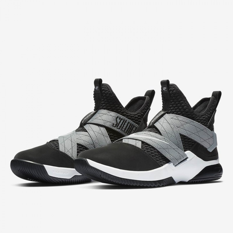 Jual Sepatu Basket Nike Lebron Soldier Xii Sfg Black Grey Original Ao4054-004 - v3.ncrsport.com