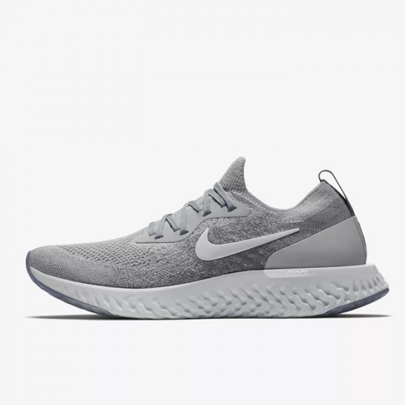 Jual Sepatu Lari Nike Epic React Flyknit Wolf Grey Original Aq0067-002 - v3.ncrsport.com