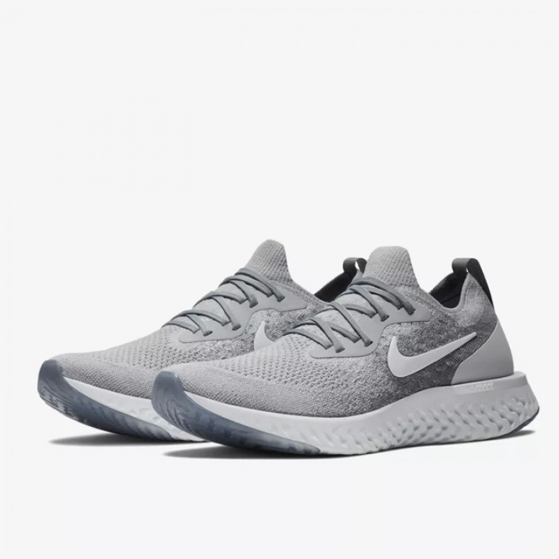 Jual Sepatu Lari Nike Epic React Flyknit Wolf Grey Original Aq0067-002 - v3.ncrsport.com