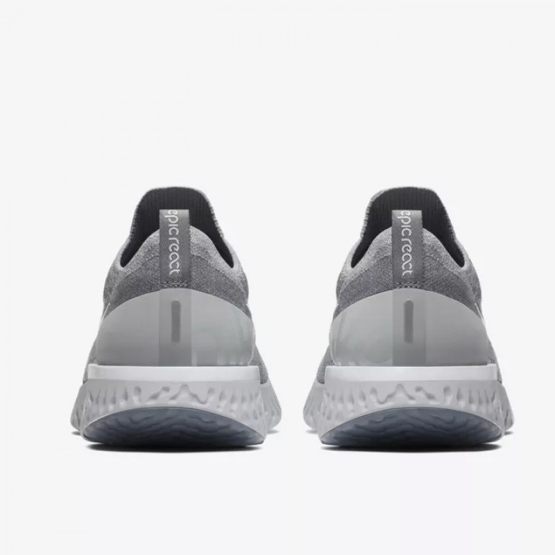 Jual Sepatu Lari Nike Epic React Flyknit Wolf Grey Original Aq0067-002 - v3.ncrsport.com