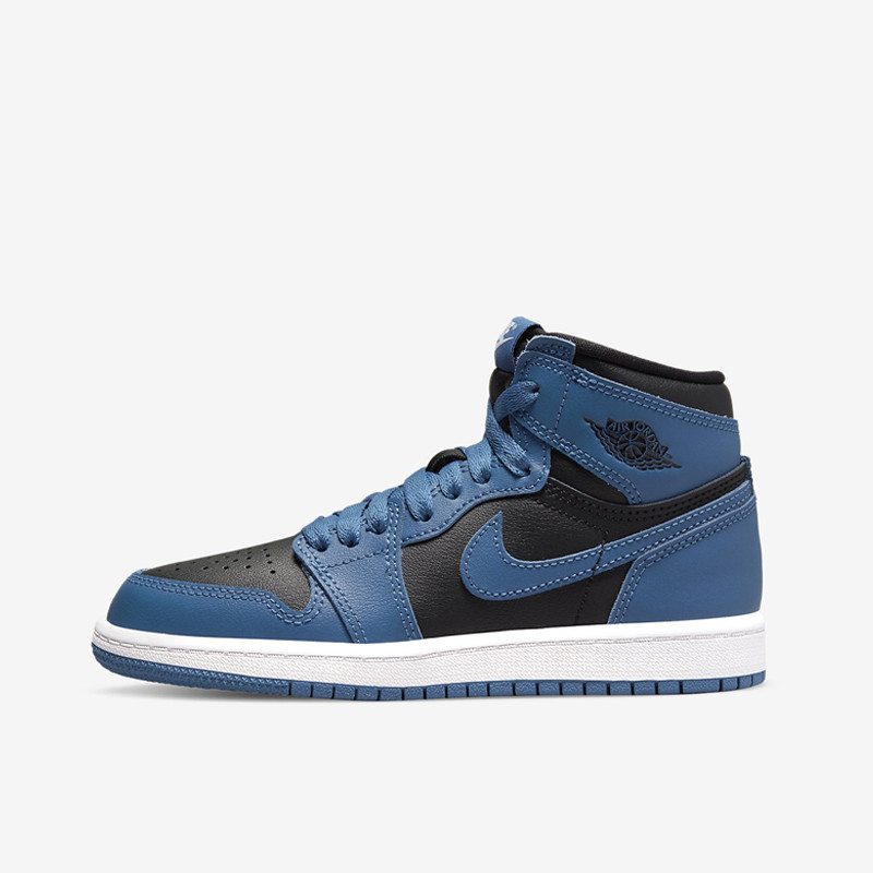 Jual Sepatu Sneakers Anak Air Jordan Aj 1 Retro High Og Anak Dark Marina Blue Original Aq2664-404 - v3.ncrsport.com