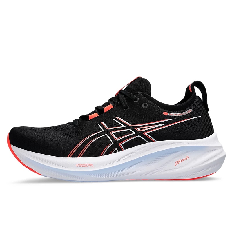 Jual Sepatu Lari Asics Gel-Nimbus 26 Black True Red Original Asi111B79403 - v3.ncrsport.com