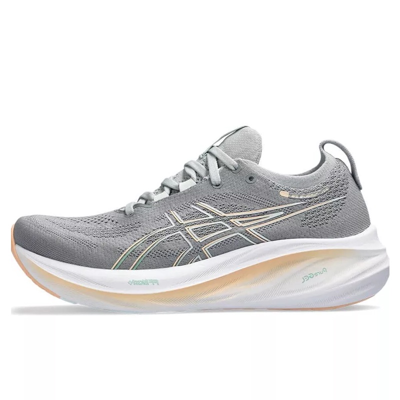 Jual Sepatu Lari Wanita Asics Wmns Gel-Nimbus 26 Grey Original Asi112B60120 - v3.ncrsport.com