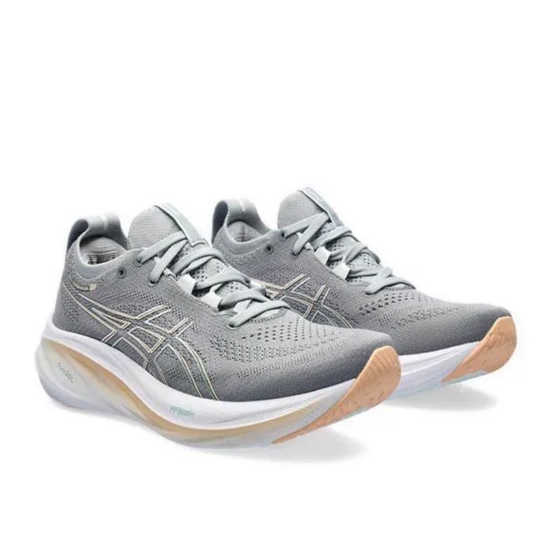 Jual Sepatu Lari Wanita Asics Wmns Gel-Nimbus 26 Grey Original Asi112B60120 - v3.ncrsport.com